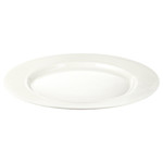 OFANTLIGT Plate, white, 28 cm