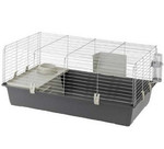 Ferplast Cage for Rabbits & Guinea Pigs Rabbit 100, grey