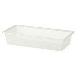 BOAXEL Mesh basket, white, 80x40x15 cm