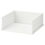 KONSTRUERA Drawer without front, white, 30 cm