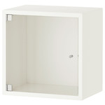 EKET Wall cabinet with glass door, white, 35x25x35 cm