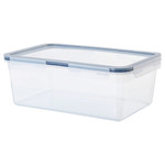 IKEA 365+ Food container with lid, rectangular, plastic, 5.2 l