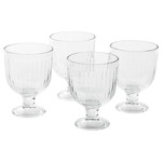 VARDAGEN Goblet, clear glass, 28 cl, 4 pack