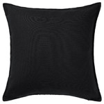 GURLI Cushion cover, black, 50x50 cm