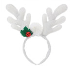 Christmas Reindeer Headband Antlers, white