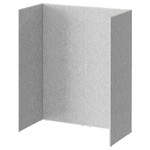 SIDORNA Partition wall, grey, 164x80x195 cm