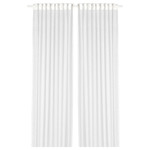 GJERTRUD Sheer curtains, 1 pair, white, 145x300 cm