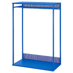 PLATSA Open clothes hanging unit, blue, 80x40x120 cm