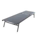 GoodHome Sun Lounger Alona, anthracite