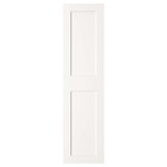 GRIMO  Door with hinges, white, 50x195 cm