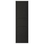 LERHYTTAN Door, black stained, 60x200 cm
