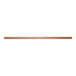 Decorative Tile Trim Finestra Arte 74.8 x 2.3 cm, copper, 1pc