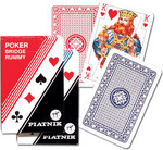Piatnik Poker/Bridge/Rummy Playing Cards 55 Cards, assorted colours