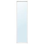 NISSEDAL Mirror, white, 40x150 cm