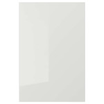 RINGHULT Door, high-gloss light grey, 40x60 cm