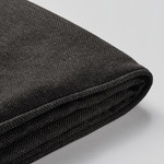 JÄRPÖN Cover for seat cushion, outdoor dark grey anthracite, 62x62 cm