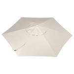 LINDÖJA Parasol canopy, light grey-beige, 300 cm