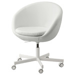 SKRUVSTA Swivel chair, Ysane white