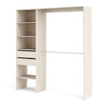 Wardrobe Form Zodiac 200x181x45cm, light oak