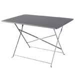 GoodHome Garden Table Saba 110 x 70 x 70 cm, grey