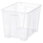 SAMLA Box, transparent, 39x28x28 cm/22 l