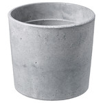 BOYSENBÄR Plant pot, in/outdoor light grey, 12 cm