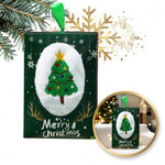 ECARLA Christmas Towel Gift Christmas Tree 35x35cm