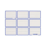 Starpak Label Stickers for Notebooks 9 Sheets 25-pack