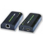 Extender/HDMI splitter after cable Cat.5e/6/6a/7 up to 120m, over IP, black