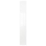 FARDAL Door, high-gloss white, 25x195 cm