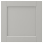 LERHYTTAN Door, light grey, 40x40 cm