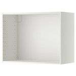 METOD Wall cabinet frame, white, 80x37x60 cm