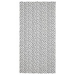 SANDLUSERN Pre-cut fabric, white/black, 150x300 cm