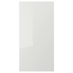 RINGHULT Door, high-gloss light grey, 60x120 cm