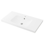 ODENSVIK Single wash-basin, 103x49x6 cm