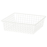 HJÄLPA Wire basket, white, 60x55 cm