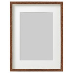 HOVSTA Frame, medium brown, 30x40 cm