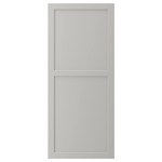 LERHYTTAN Door, light grey, 60x140 cm