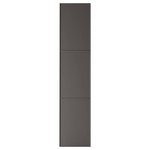 MERÅKER Door with hinges, dark grey, 50x229 cm