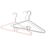 BARNDRÖM Children's coat-hanger, pink white/grey