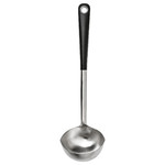 IKEA 365+ HJÄLTE Soup ladle, stainless steel, black