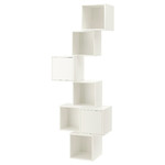 EKET Wall-mounted cabinet combination, white, 80x35x210 cm