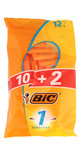 BIC 1 Sensitive Disposable Razors 12pcs