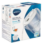 Brita Filter Jug Marella XL MXplus, white + 1x Filter