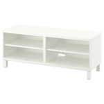 BESTÅ TV bench, white, 120x40x48 cm