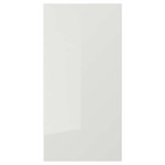 RINGHULT Door, high-gloss light grey, 30x60 cm