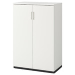 GALANT Cabinet with doors, white, 80x120 cm