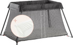 BABYBJÖRN Travel Cot/Playpen Light, Black + sheet, 0-3