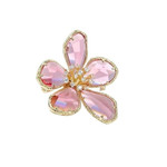 ECARLA Crystal Flower Brooch