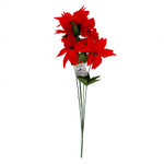 Christmas Artificial Flowers Poinsettia